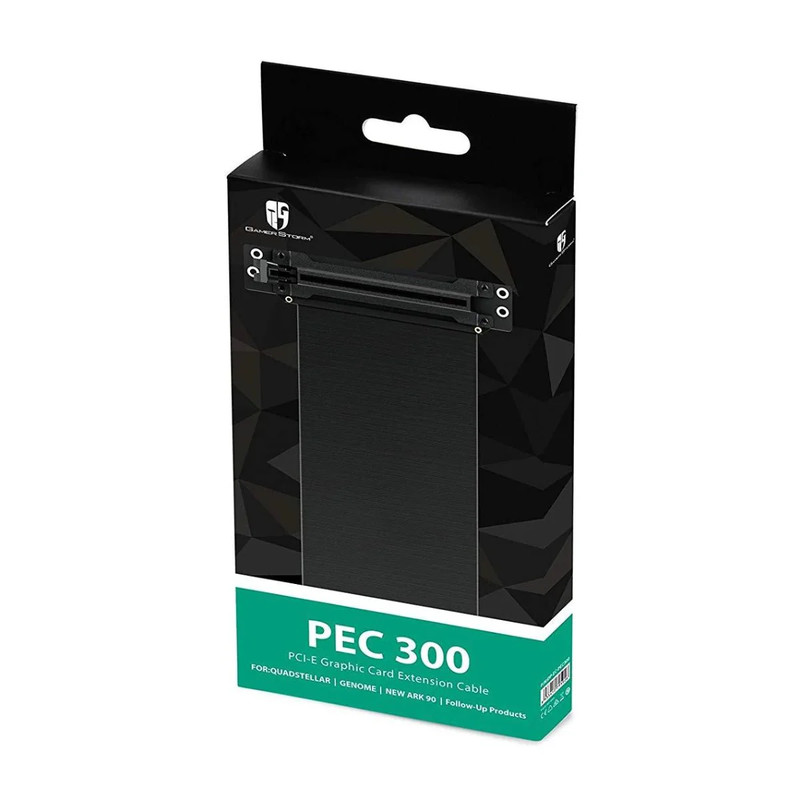 DeepCool PEC 300 - PCI-E x16 3.0 Black Extension Cable 250mm - كابل